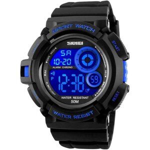 Mens Military Multifunction Digital Watches 50M Water Resistant Electronic
